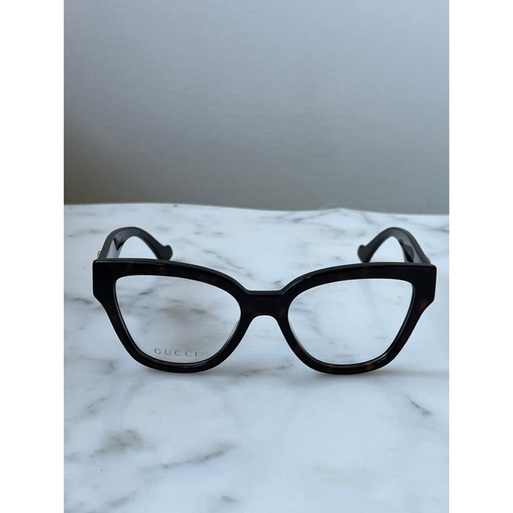 NEW Gucci GG1424O Brown Marmont Cat Eye Eyeglasses Frames - Picture 5 of 8